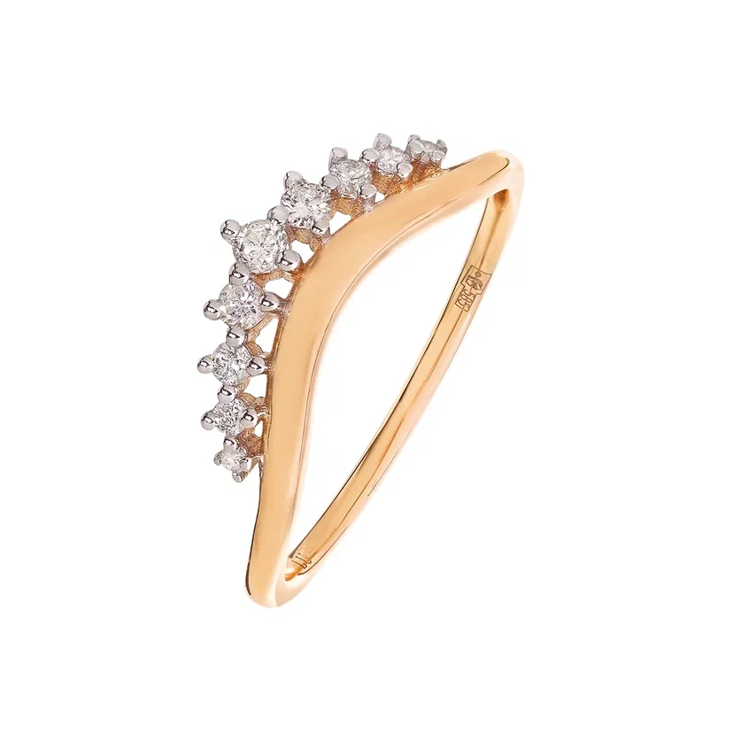 Кольцо с бриллиантами золотое от магазина LunaLu